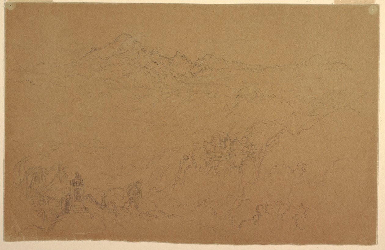 Andes Landscape, July 1853 by Frederic Edwin Church