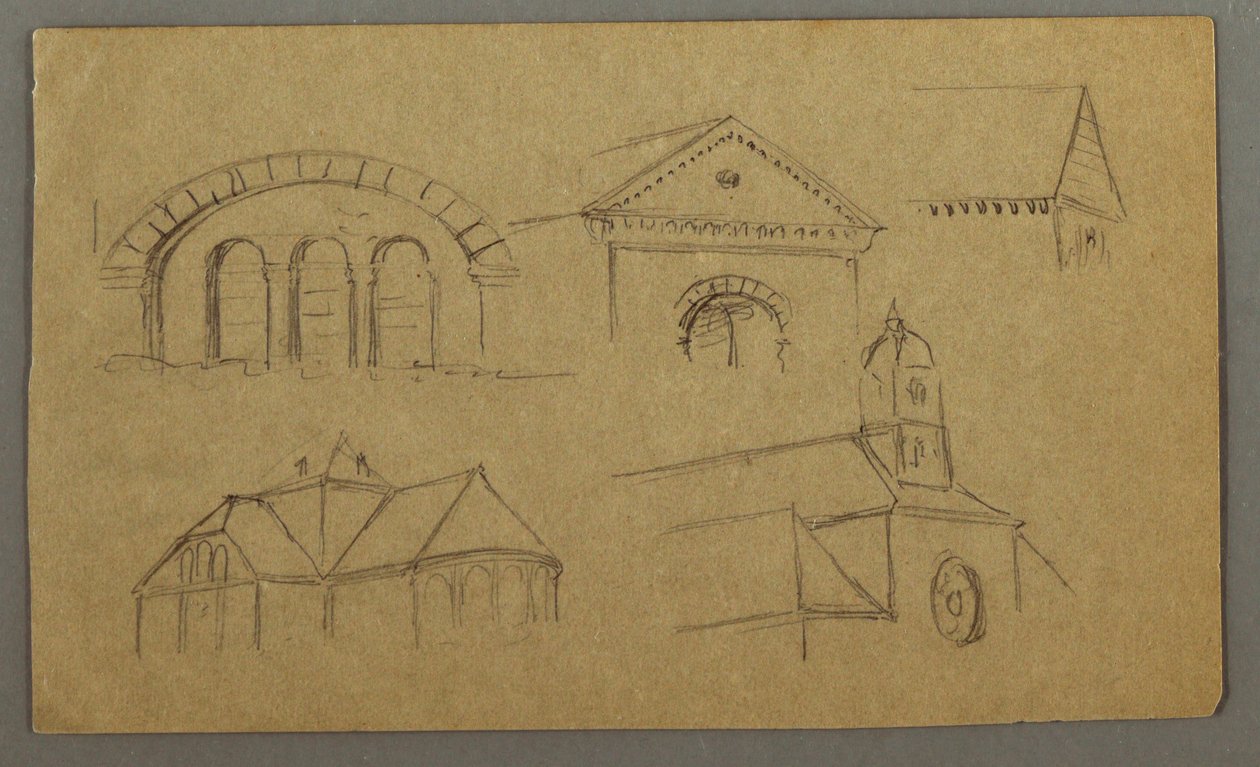 Architectural Studies, Austria (?), 1868 by Frederic Edwin Church