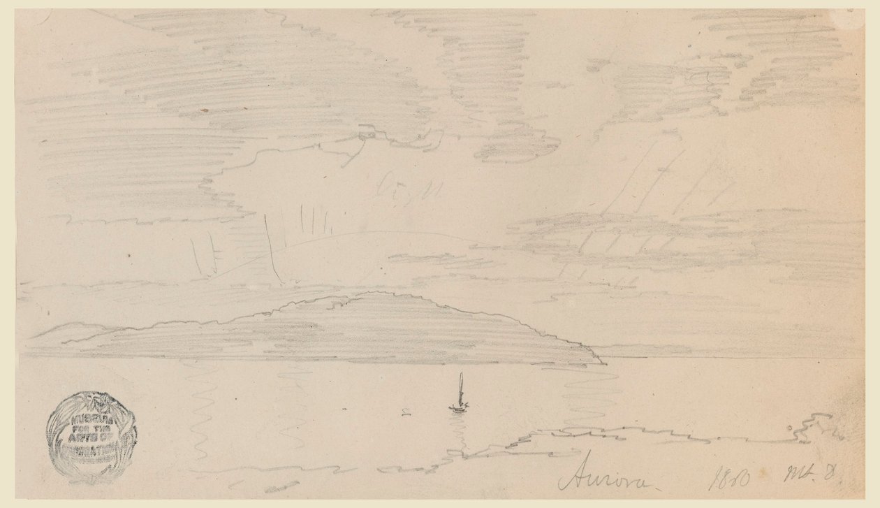Aurora, Mount Desert Island, September 1860 by Frederic Edwin Church