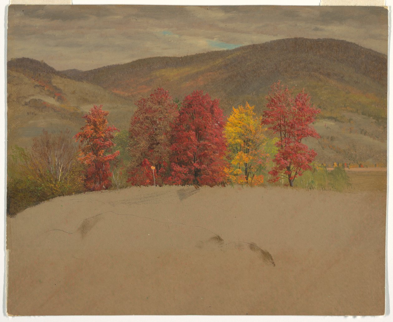 Autumn Landscape in New England, probably October 1865 by Frederic Edwin Church
