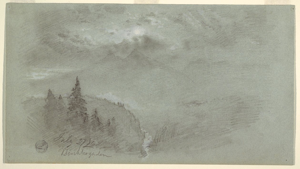 Berchtesgaden, Bavaria, July 27, 1868 by Frederic Edwin Church