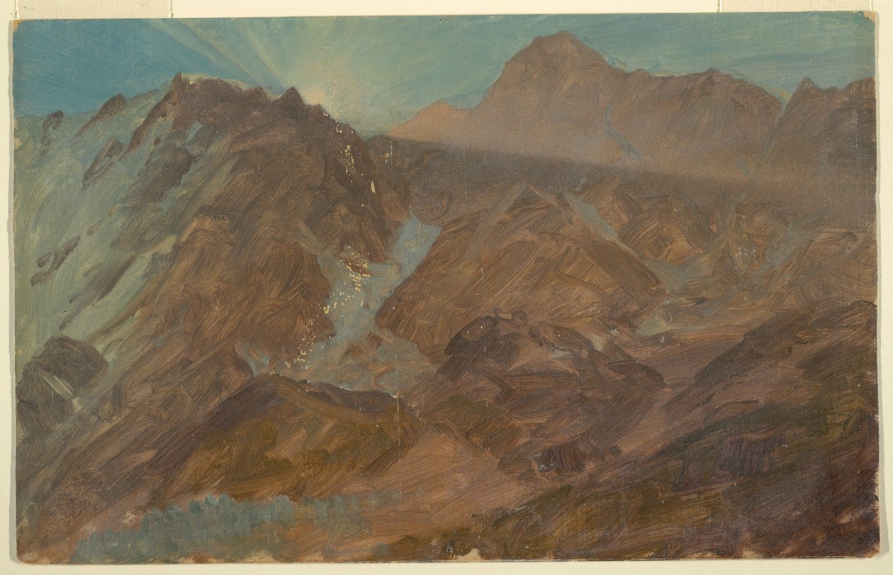 Bernese Alps, Switzerland, August 1868 by Frederic Edwin Church