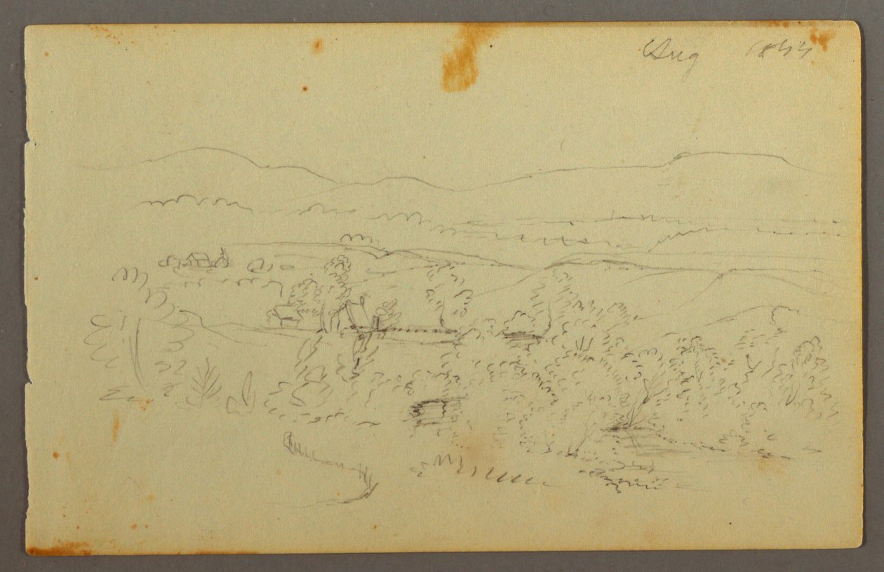 Broad Valley with Farms, 1844 by Frederic Edwin Church