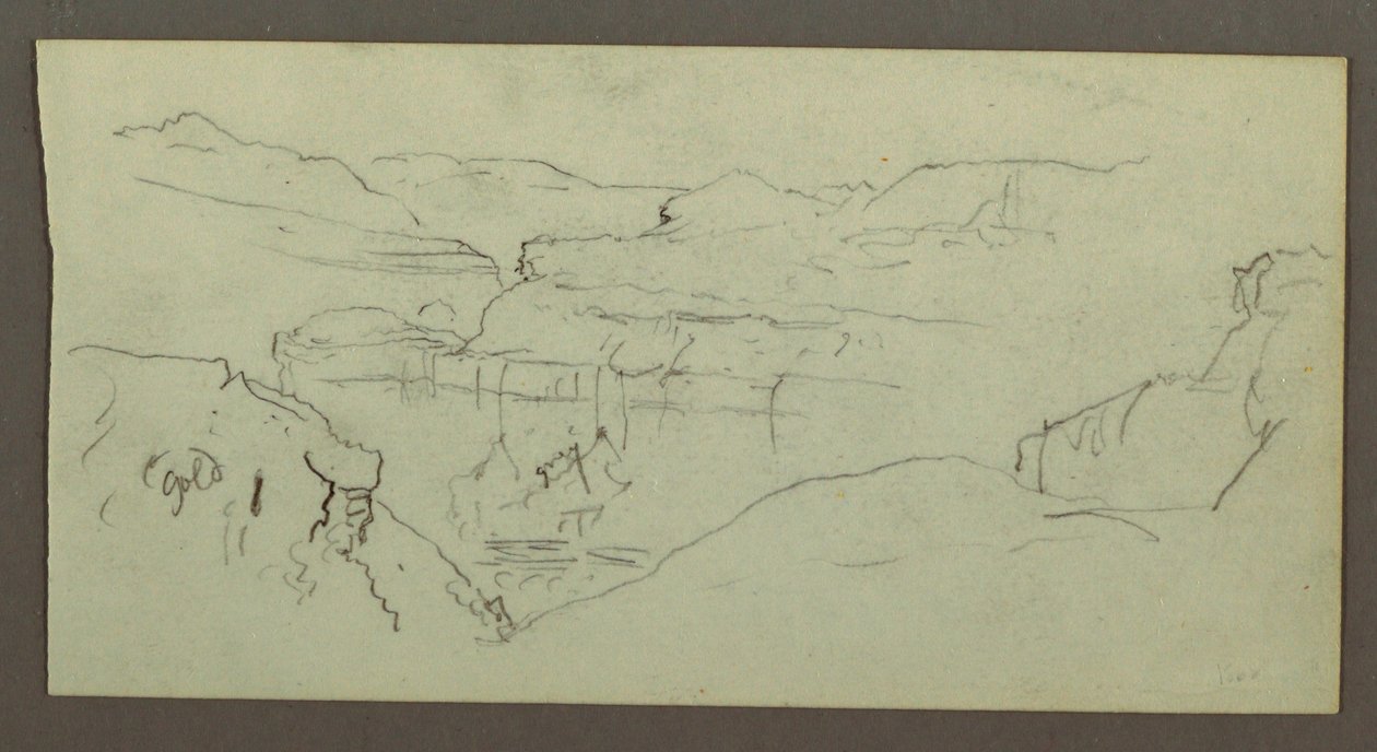 Canyon, Possibly 1868 by Frederic Edwin Church