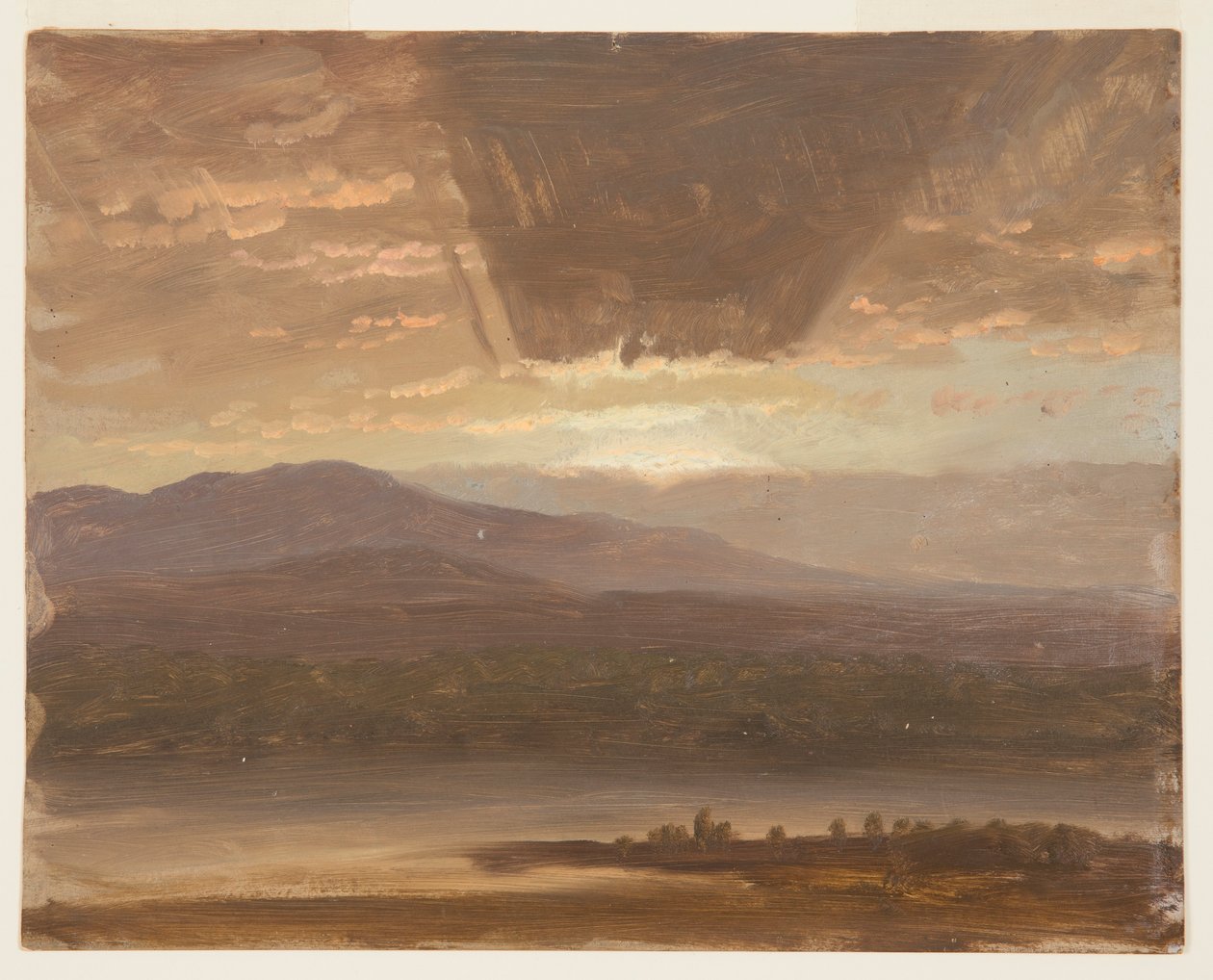 Catskills from Hudson, New York, 1870 by Frederic Edwin Church