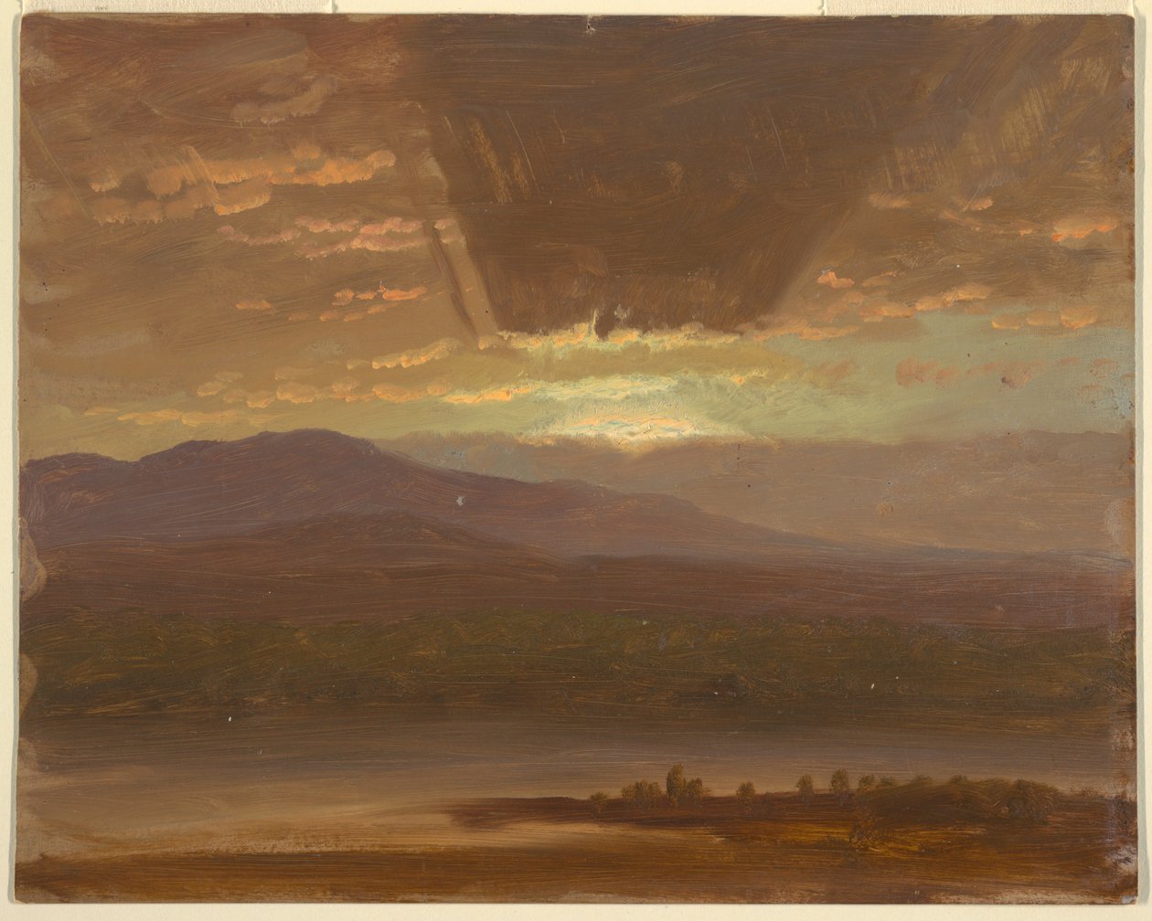 Catskills from Hudson, New York, 1870 by Frederic Edwin Church