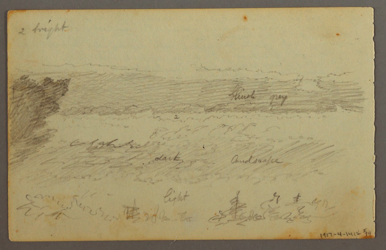 Cloud Studies, Possibly 1844 by Frederic Edwin Church