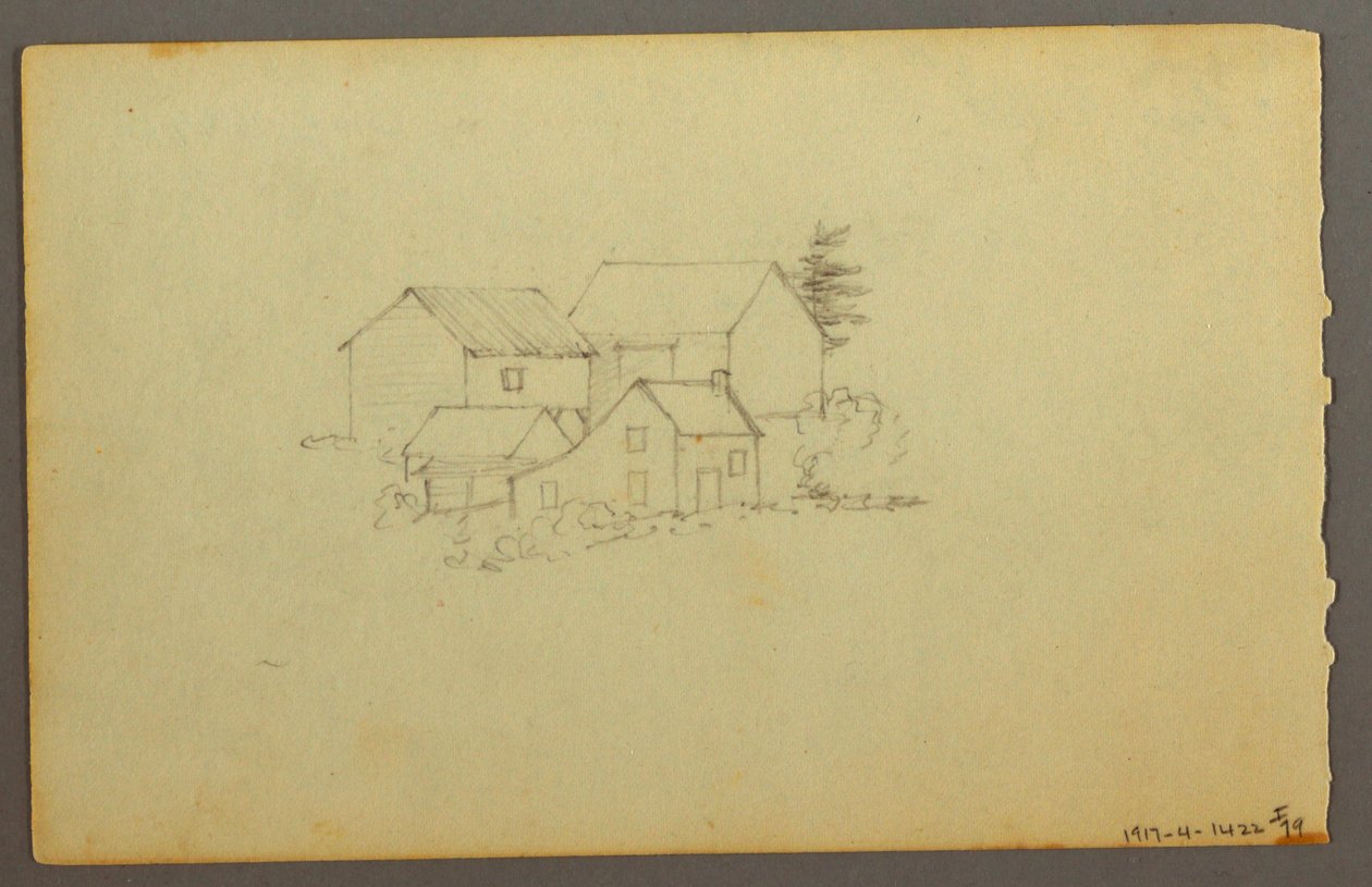 Drawing, Cloud Study, 1844 by Frederic Edwin Church