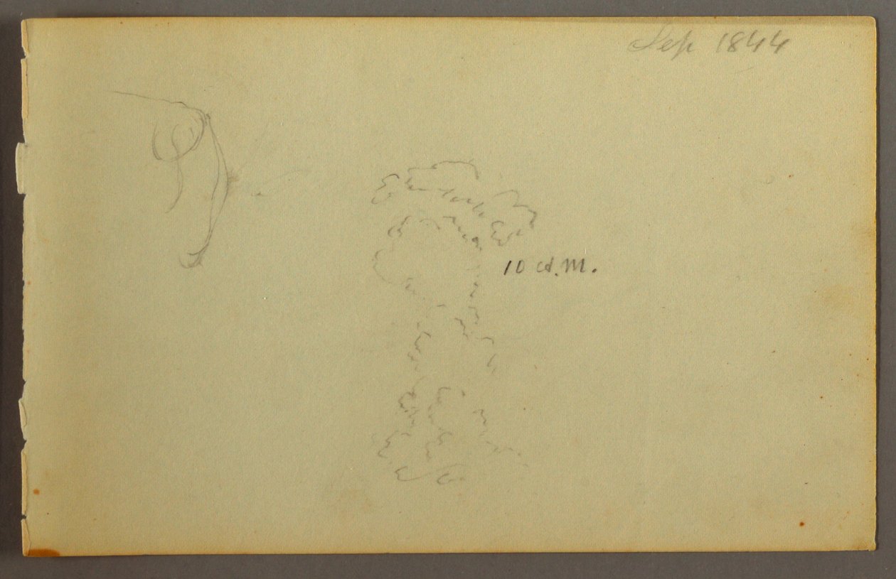 Cloud Study, 1844 by Frederic Edwin Church