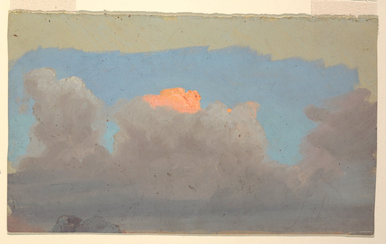 Cloud study, 1860–70 by Frederic Edwin Church