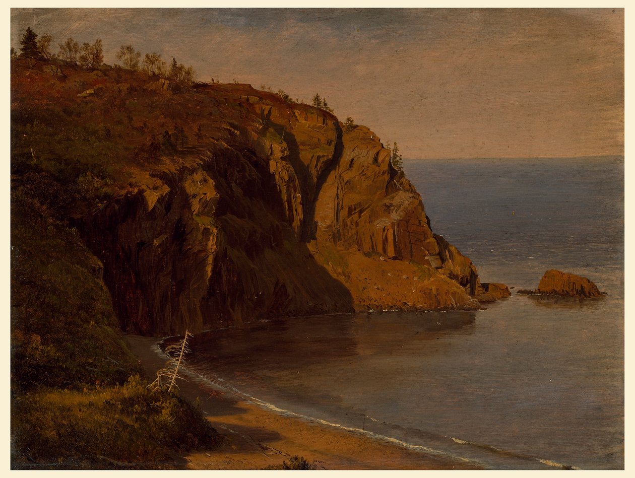 Coast of Grand Manan Island, Canada, August or September 1851 by Frederic Edwin Church