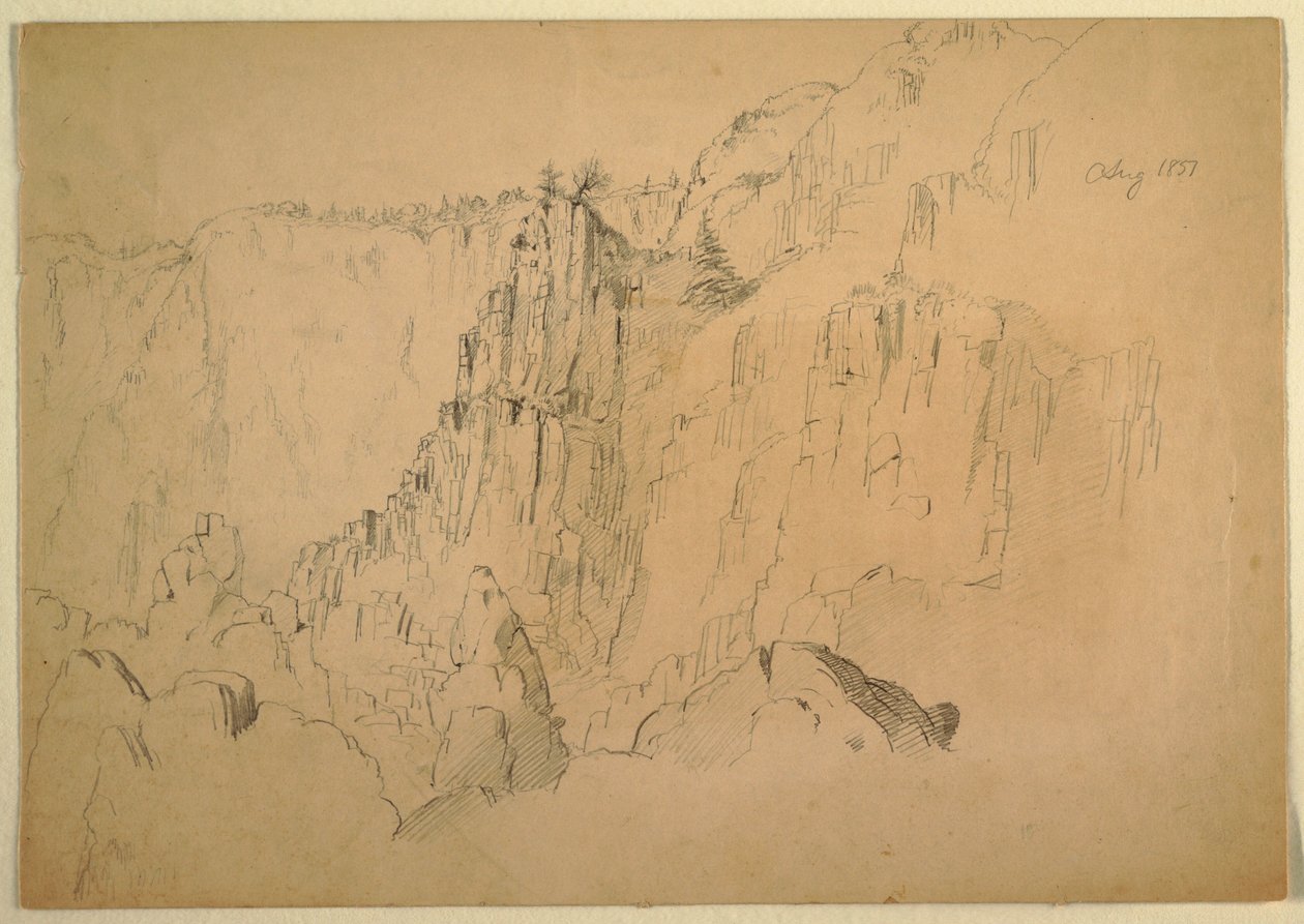 Coast with Steep Rocks by Frederic Edwin Church