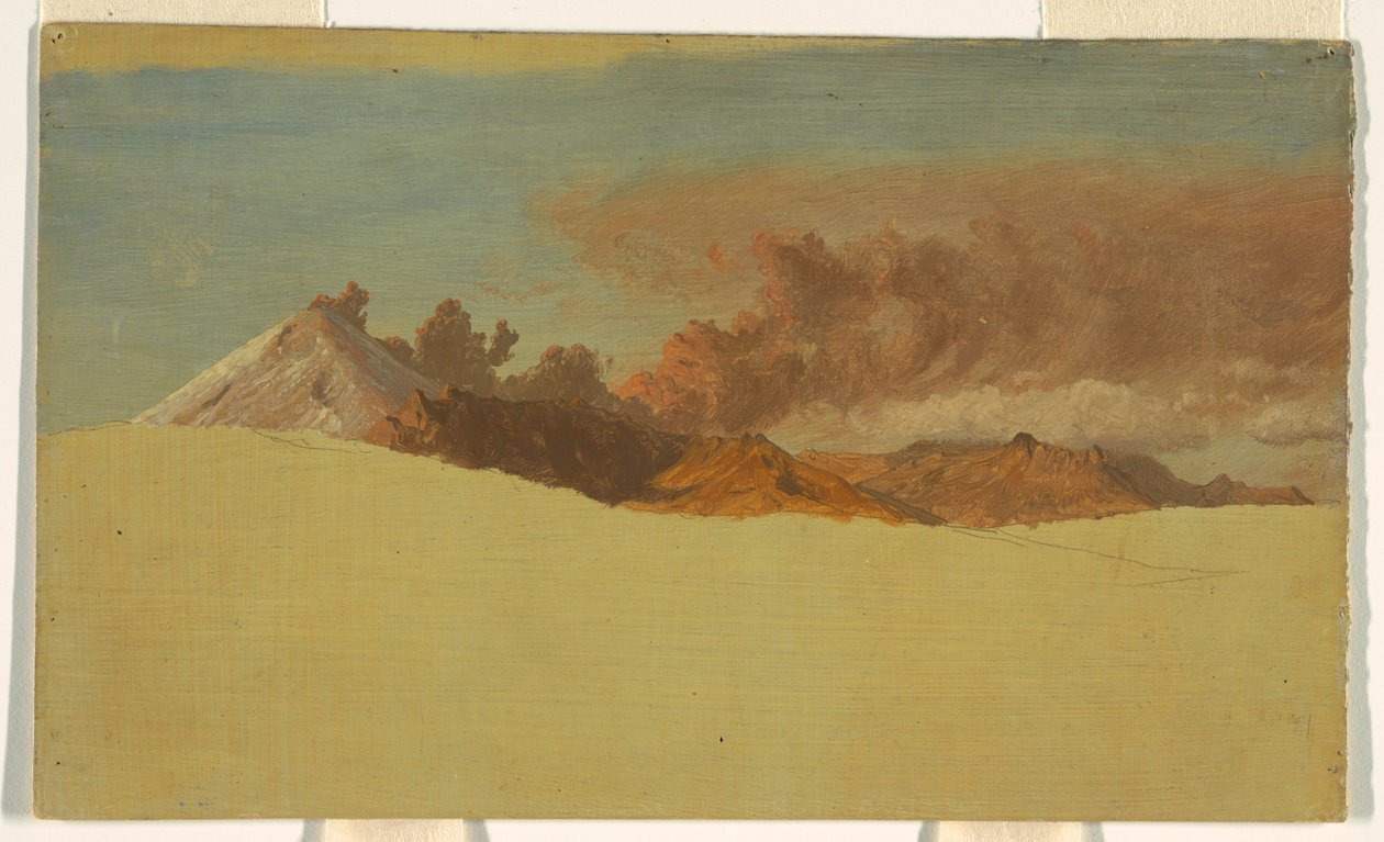 Cotopaxi seen from Ambato, Ecuador, 1853 by Frederic Edwin Church