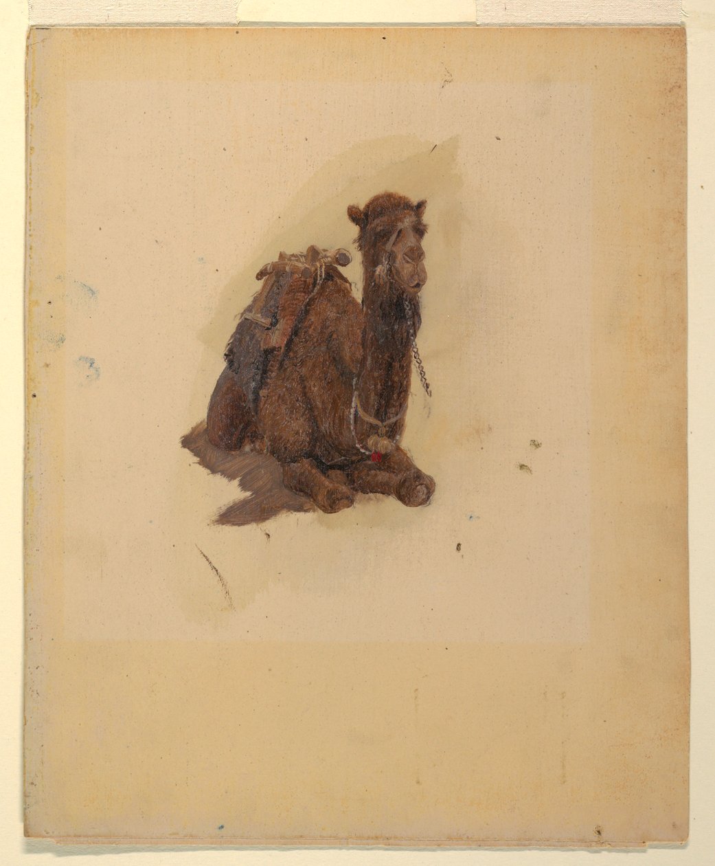 Crouching dromedary, 1868 by Frederic Edwin Church