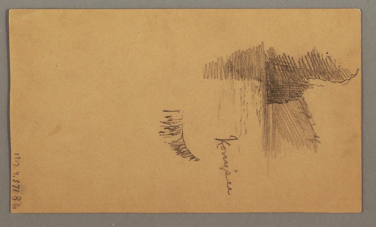 Figure Studies, Figure in Boat, Fish, Possibly 1868 by Frederic Edwin Church