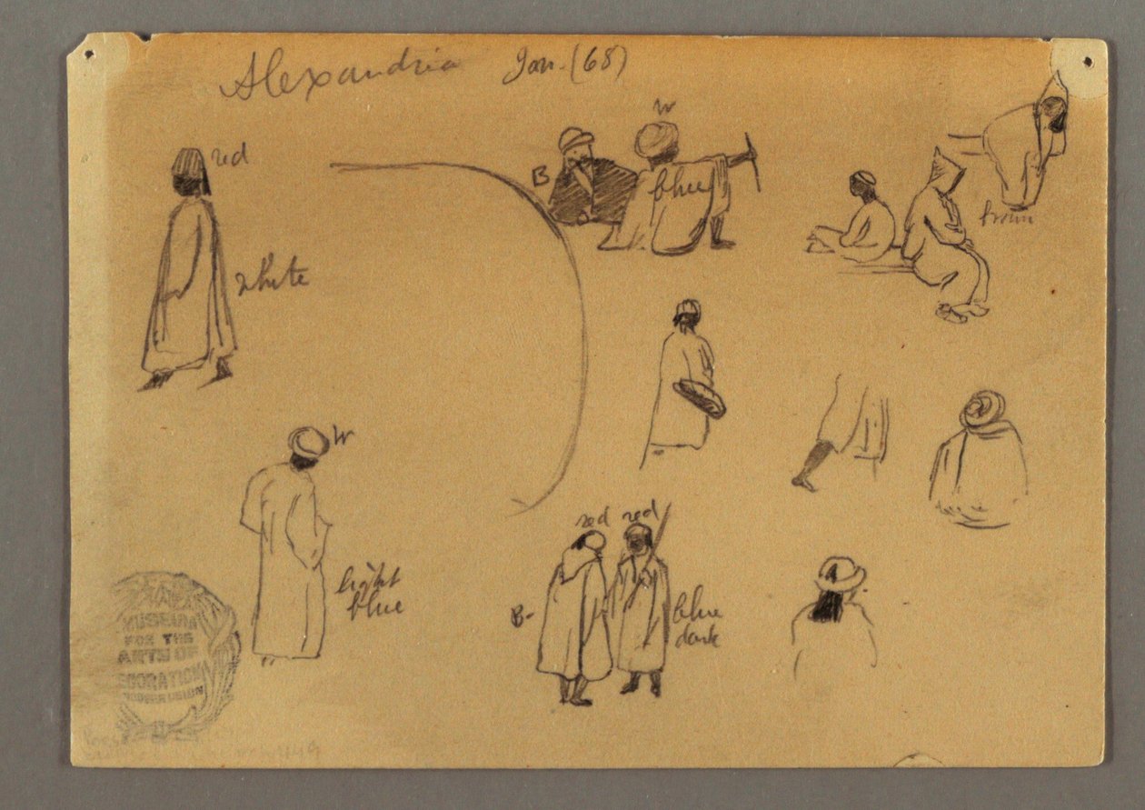 Figure Studies, January 1868 by Frederic Edwin Church