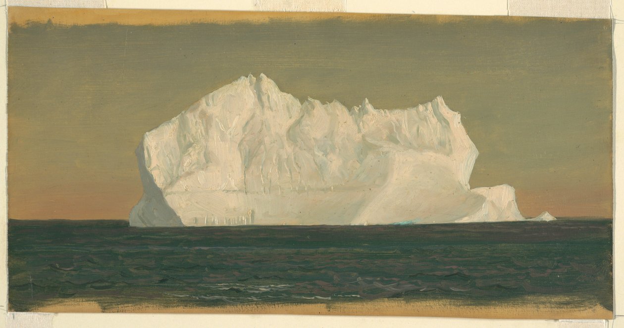 Floating Iceberg, June or July 1859 by Frederic Edwin Church