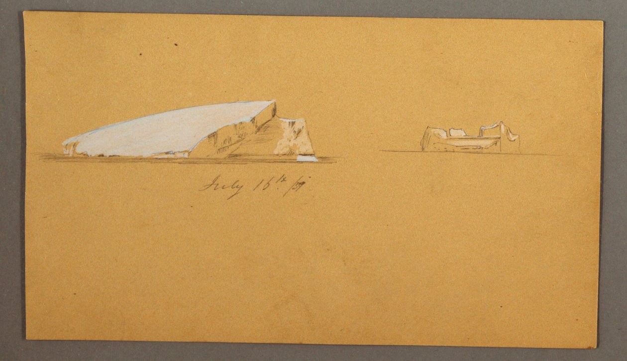 Floating Icebergs, July 16, 1859 by Frederic Edwin Church