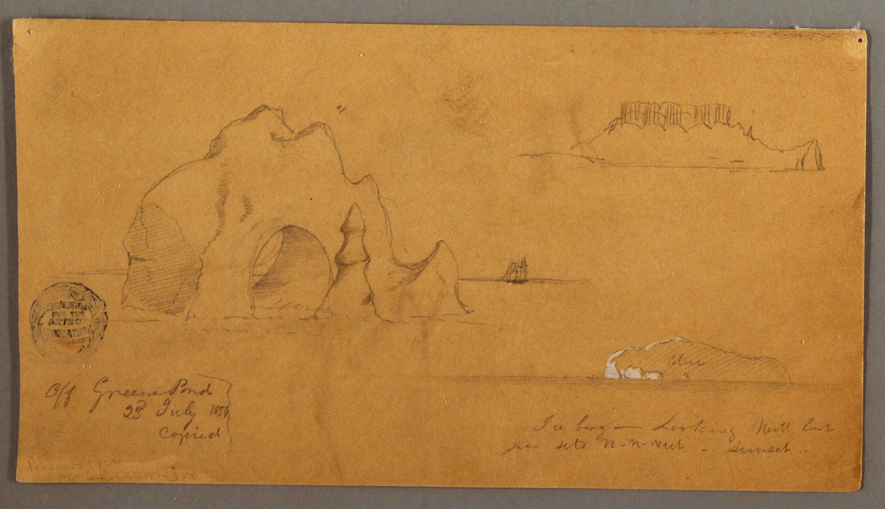 Floating Icebergs, possibly 1859 by Frederic Edwin Church