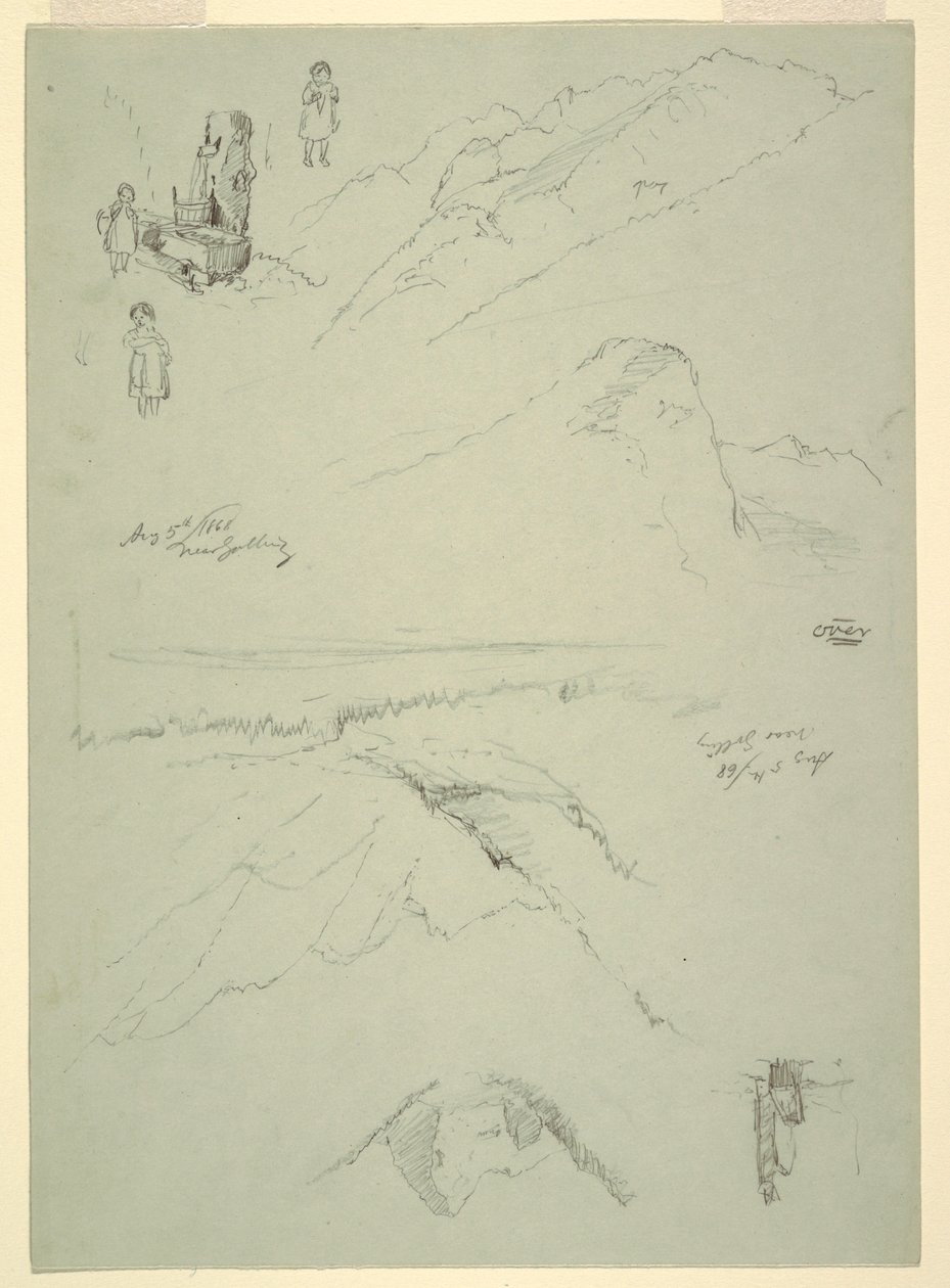 From "near Golling," Austria, August 5, 1868 by Frederic Edwin Church