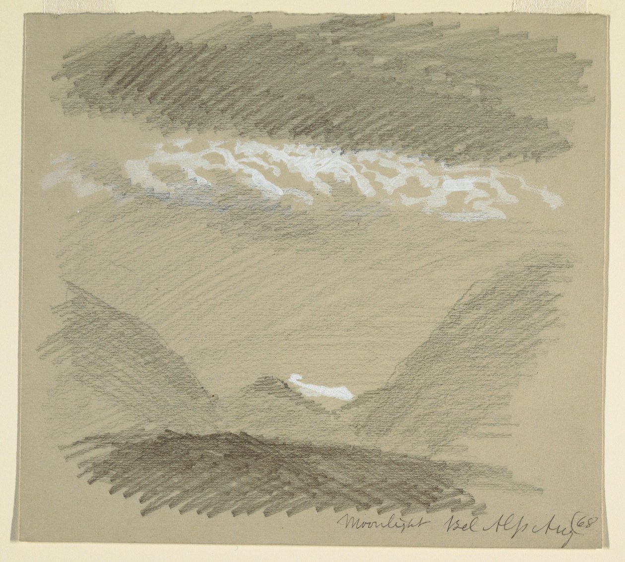From the Bernese Alps, Bel Alp, August 1868 by Frederic Edwin Church