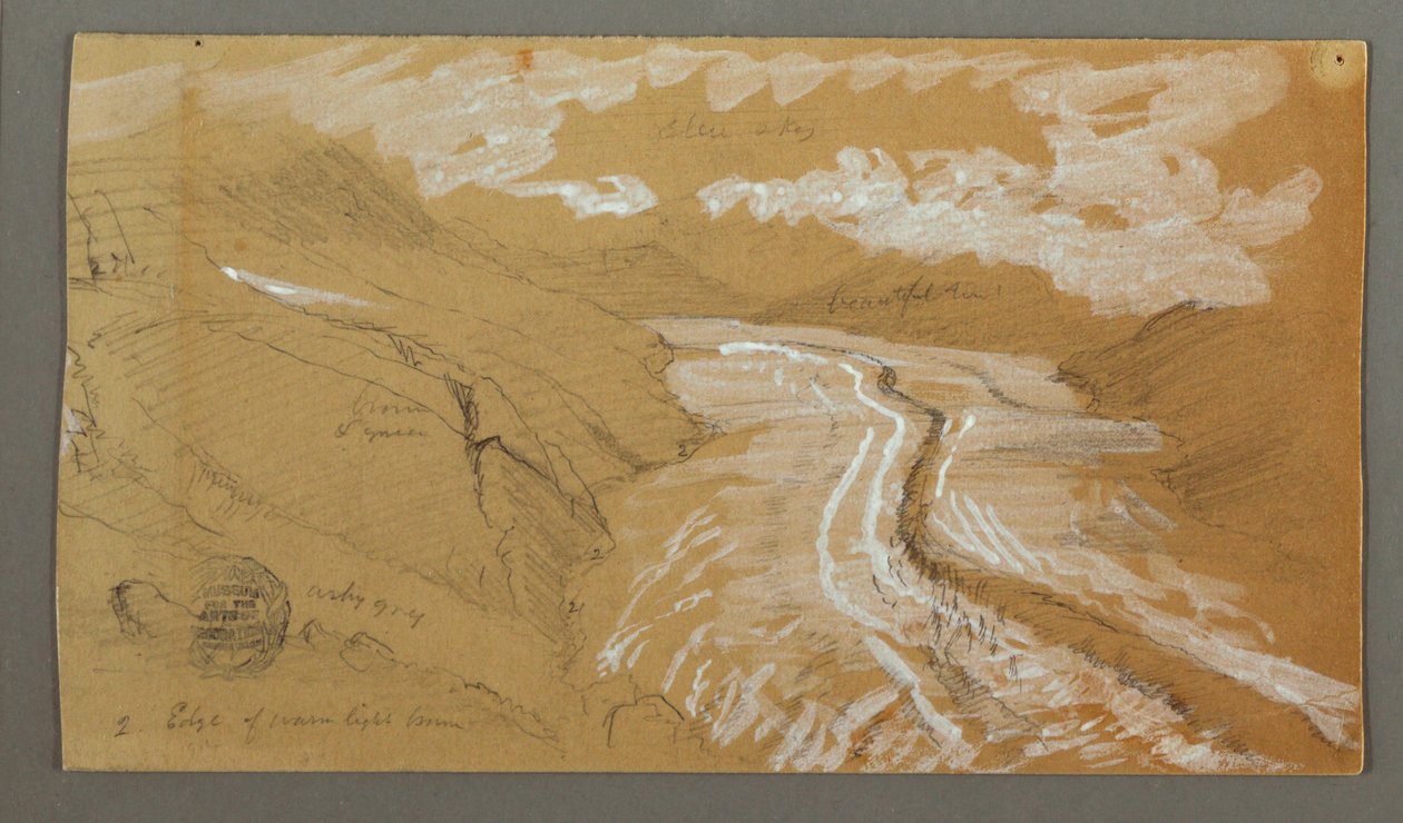 Glacier, August 21, 1868 by Frederic Edwin Church