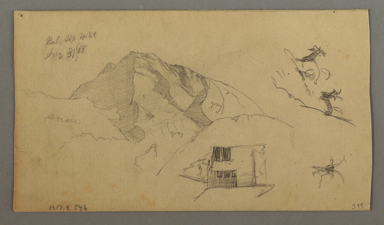 Glacier, August 21, 1868 by Frederic Edwin Church