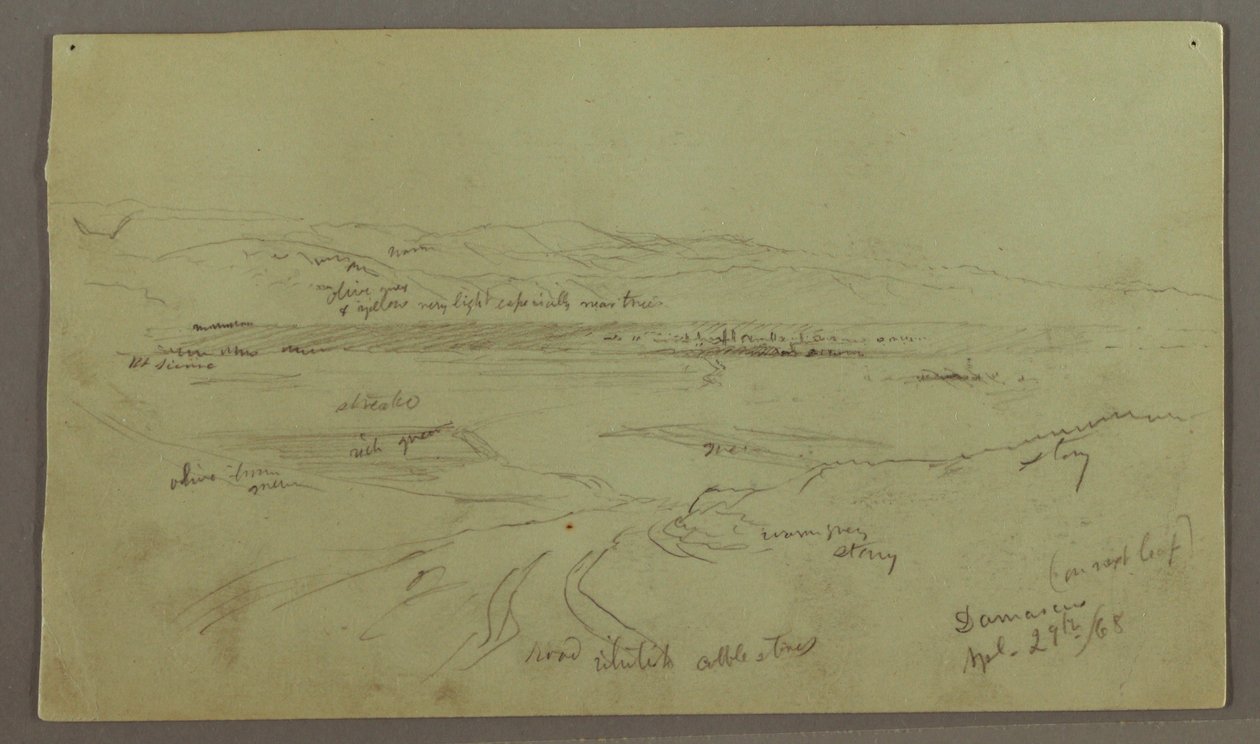 Hills and Plains, April 29, 1868 by Frederic Edwin Church