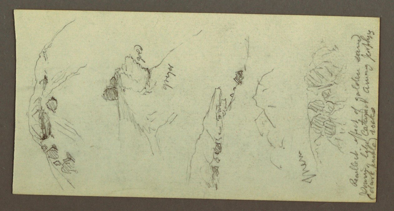 Hilltops with Boulders, possibly 1868 by Frederic Edwin Church