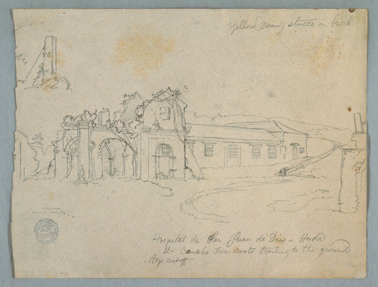 Hospital de San Juan de Dios, Honda, Colombia, 1853 by Frederic Edwin Church