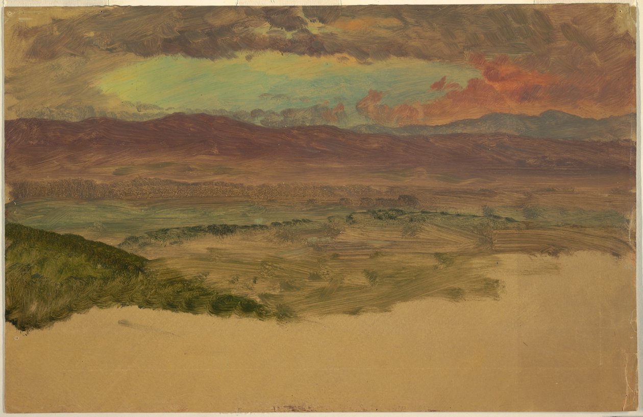 Hudson Valley Landscape, ca. 1880 by Frederic Edwin Church