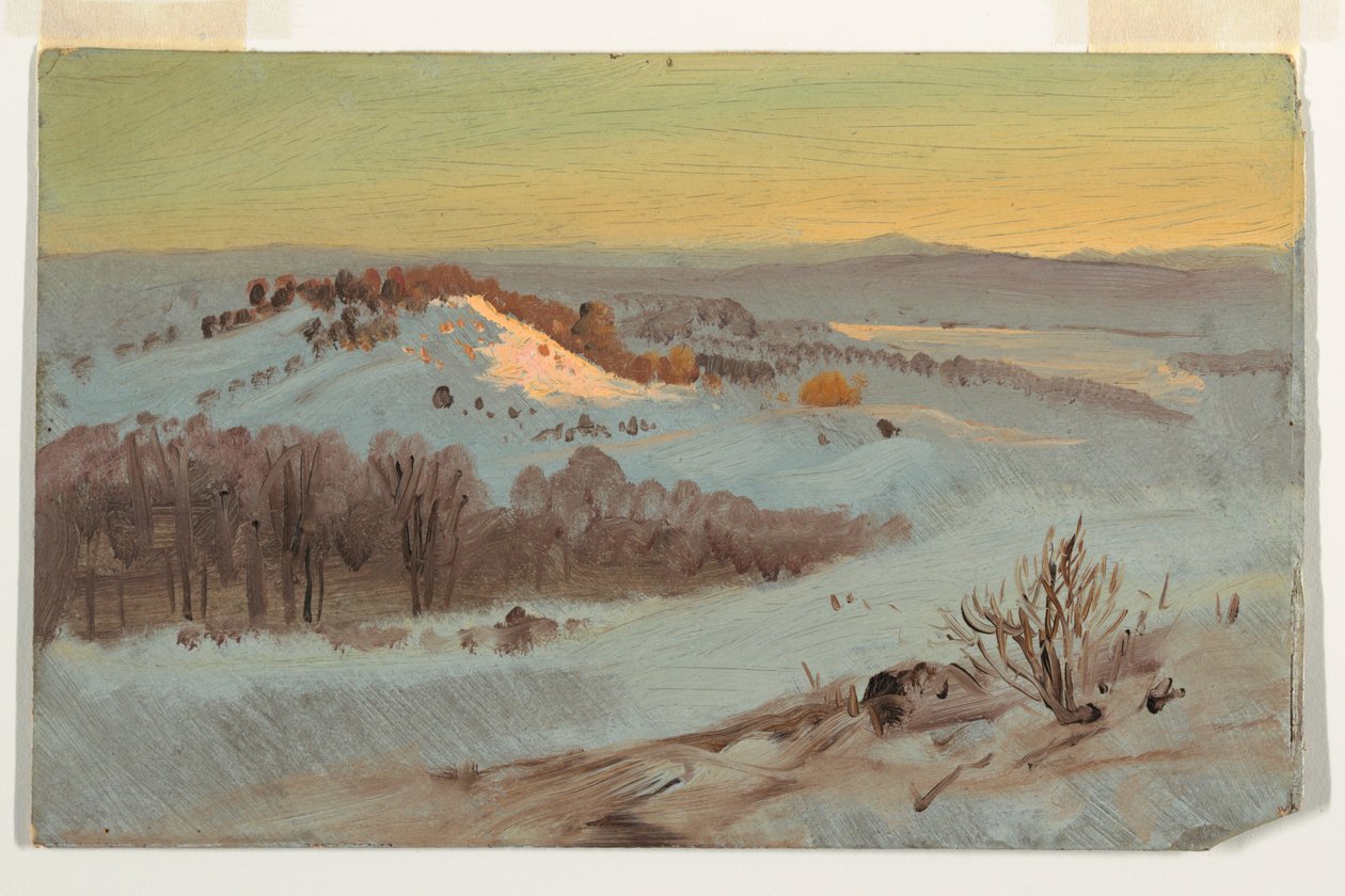 Hudson Valley, New York in Winter, 1869–70 by Frederic Edwin Church