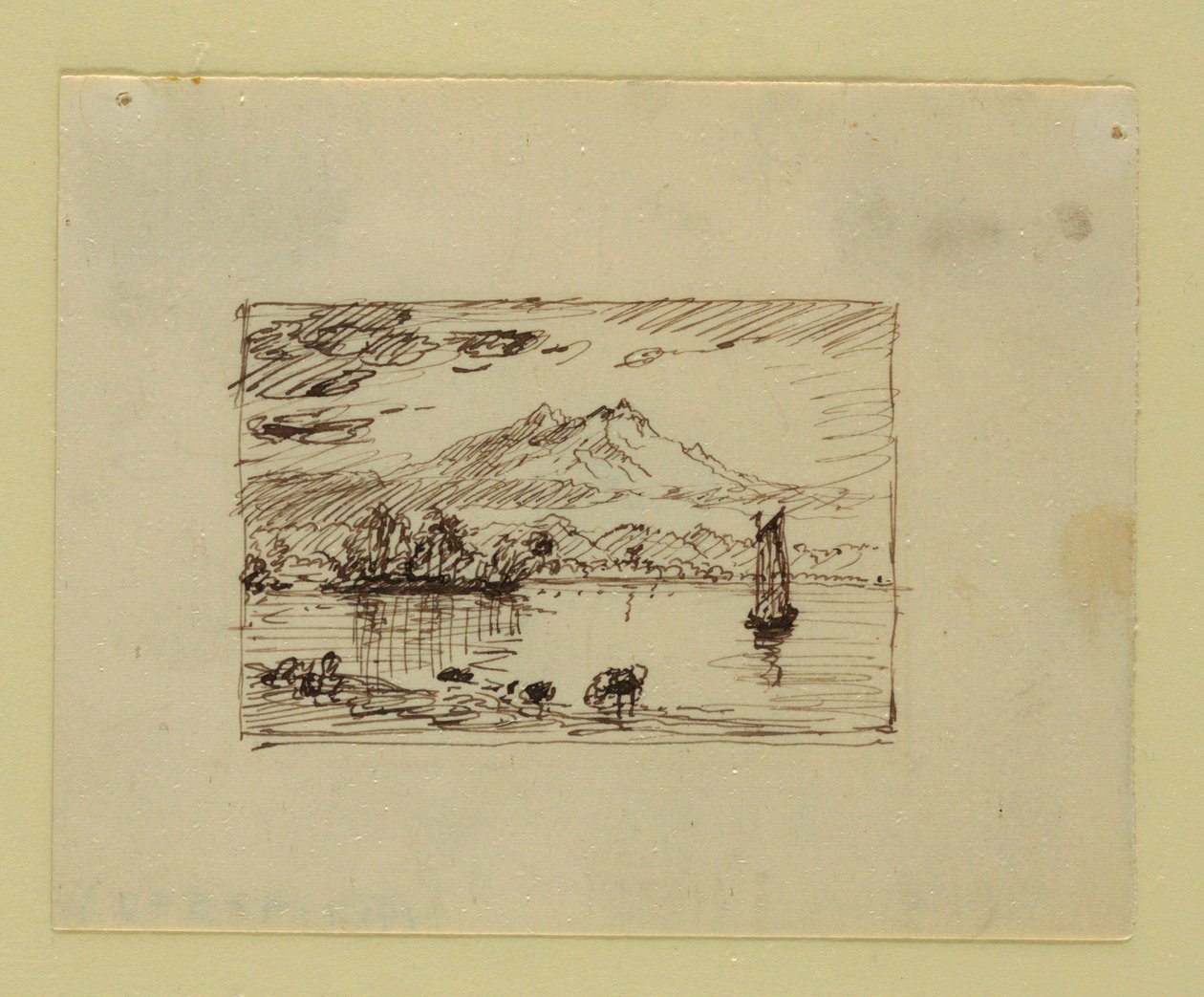 Imaginary Landscape, ca. 1850 by Frederic Edwin Church