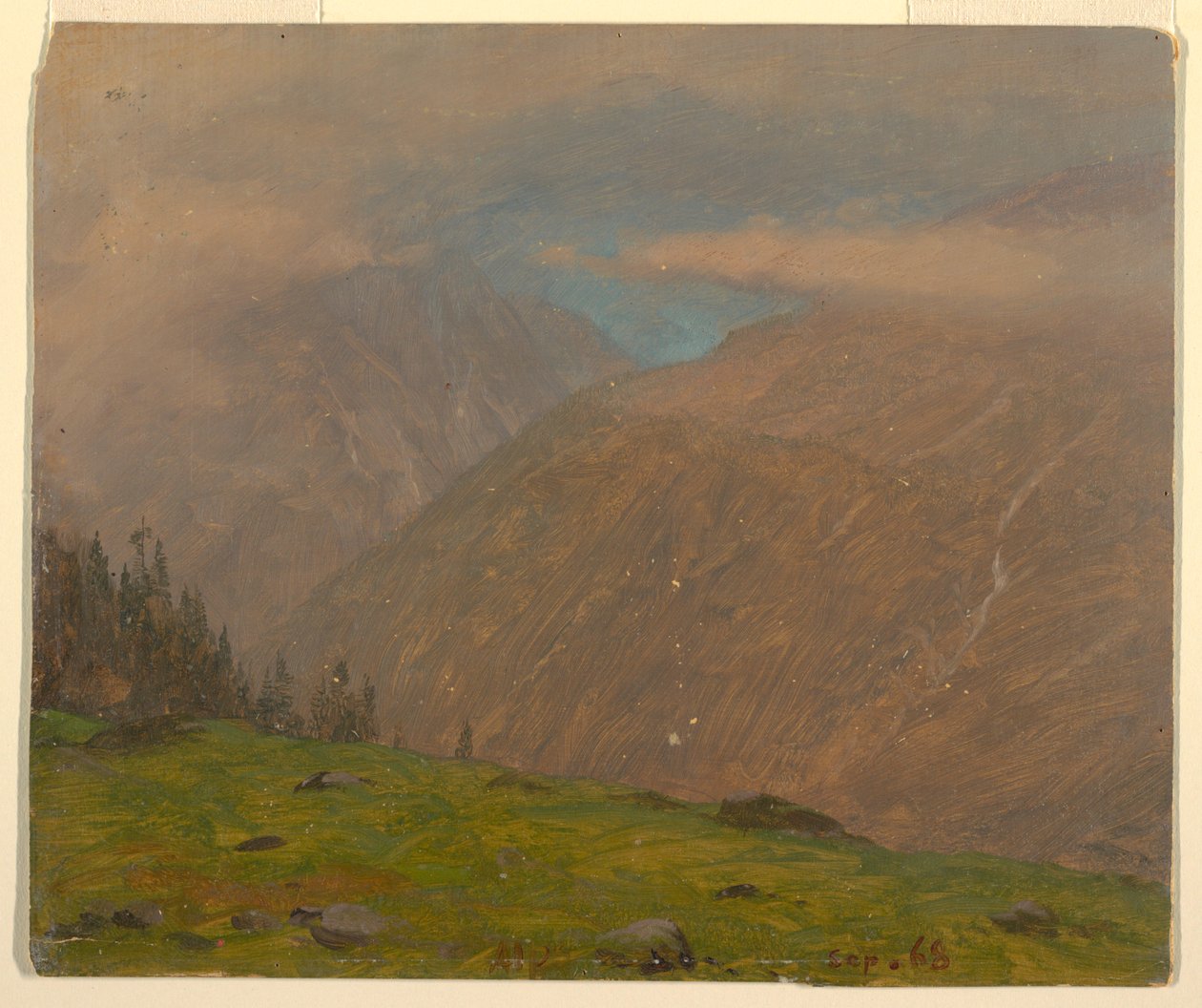 Italian Alps, September 1868 by Frederic Edwin Church