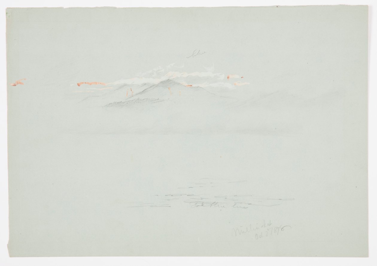 Lake Millinoket and Mount Katahdin, 1878 by Frederic Edwin Church