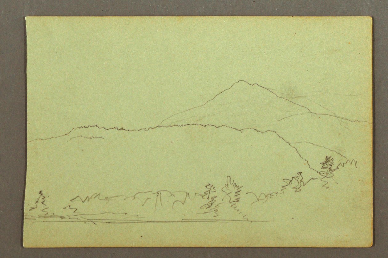 Lake, Hillrange, Possibly 1856 by Frederic Edwin Church