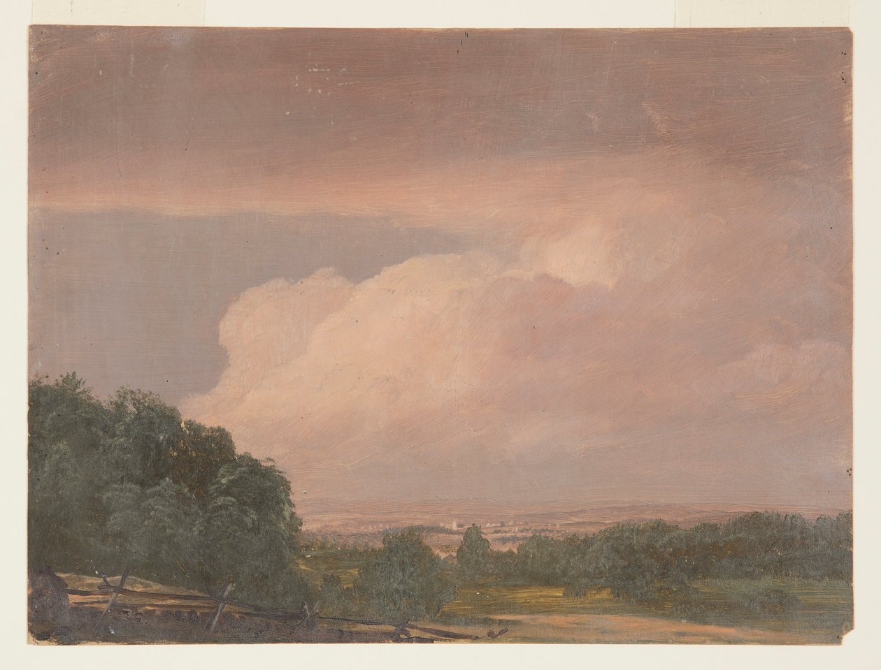 Landscape (Possibly Hudson Valley), 1860–70 by Frederic Edwin Church
