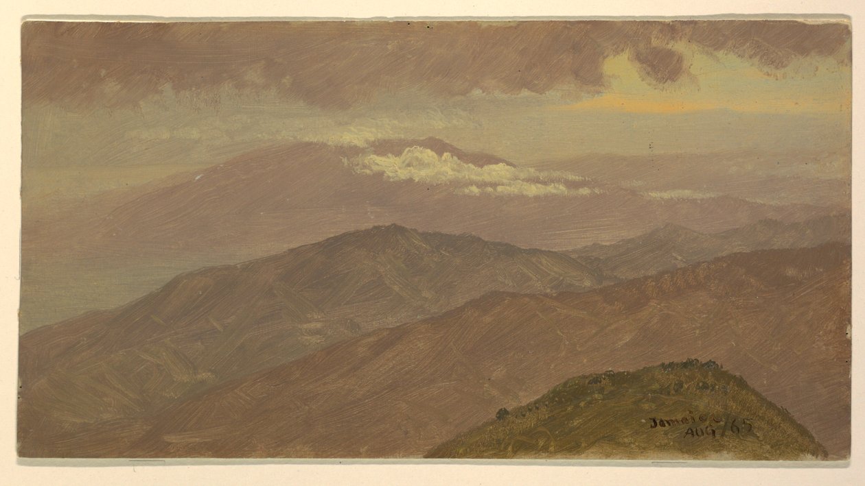 Landscape, August 1865 by Frederic Edwin Church