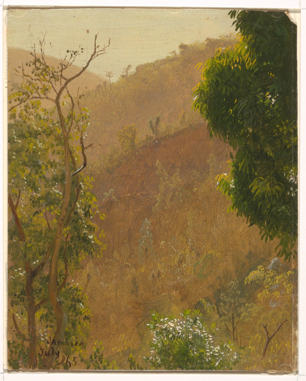 Landscape, July 1865 by Frederic Edwin Church