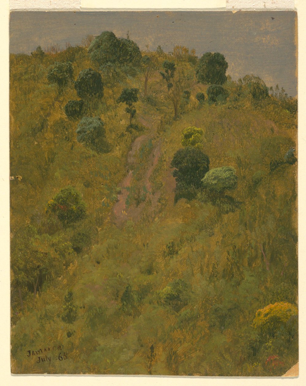 Landscape, July 1865 by Frederic Edwin Church