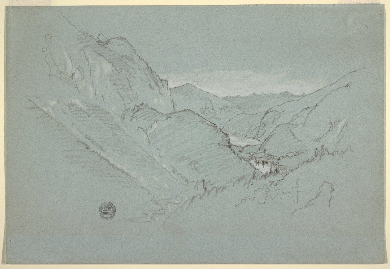 Landscape from the Alps, August–September 1868 by Frederic Edwin Church