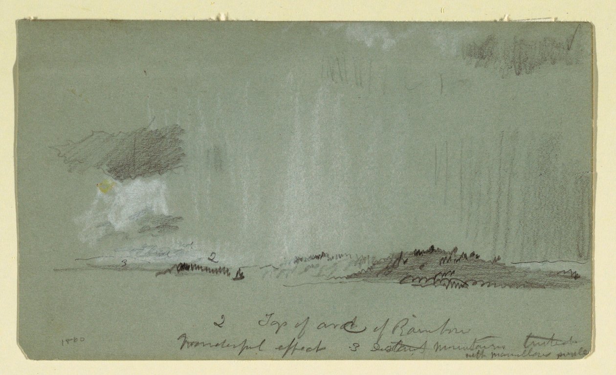 Landscape with Rain, 1860 by Frederic Edwin Church