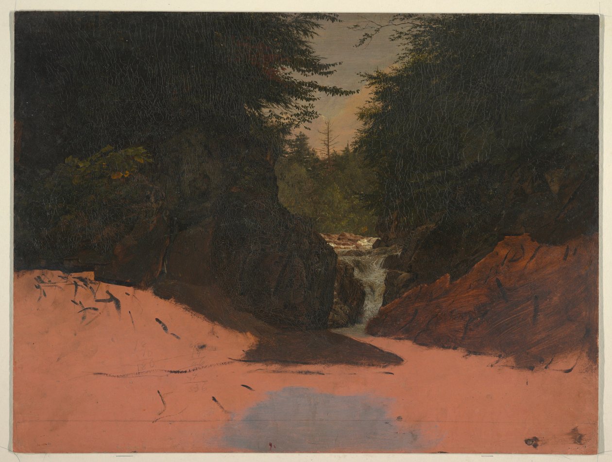Maine, Mountain Stream, August–September 1851 by Frederic Edwin Church