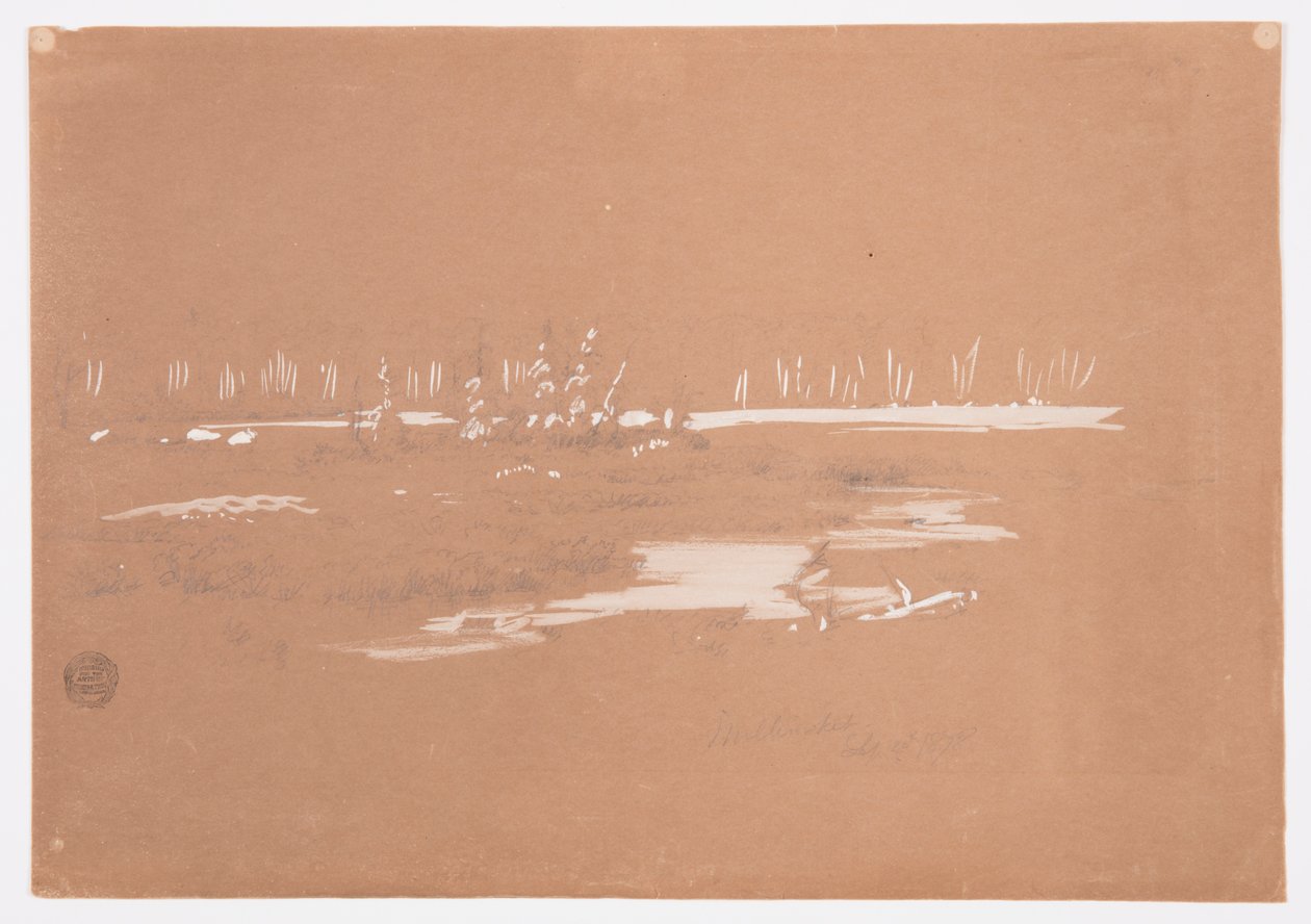 Marshy Landscape near Millinocket, September 20, 1878 by Frederic Edwin Church