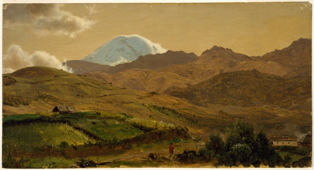 Mount Chimborazo, Ecuador, 1857 by Frederic Edwin Church