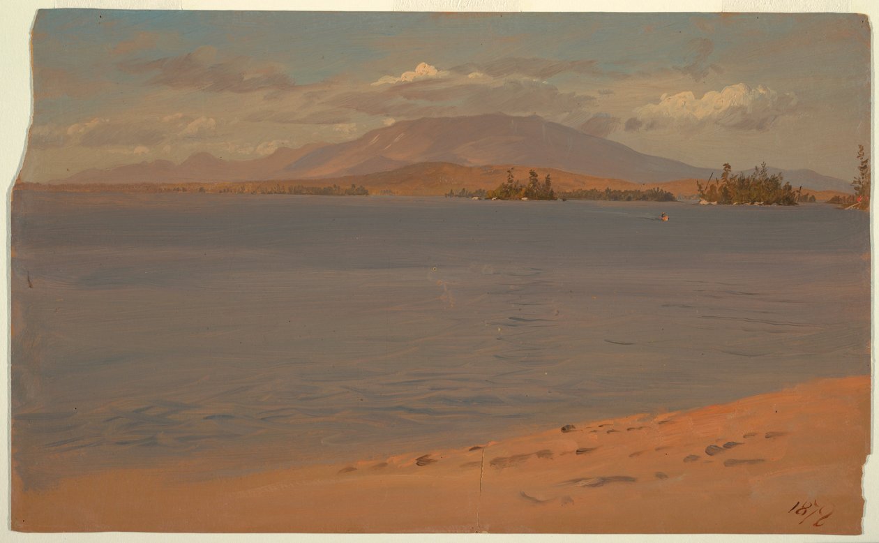 Mount Katahdin from Lake Millinocket, 1878 by Frederic Edwin Church