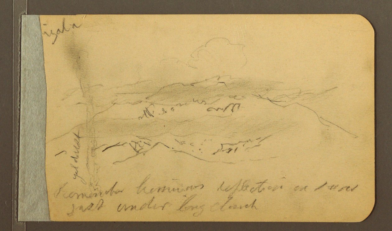 Mountain Flank, 1889 by Frederic Edwin Church