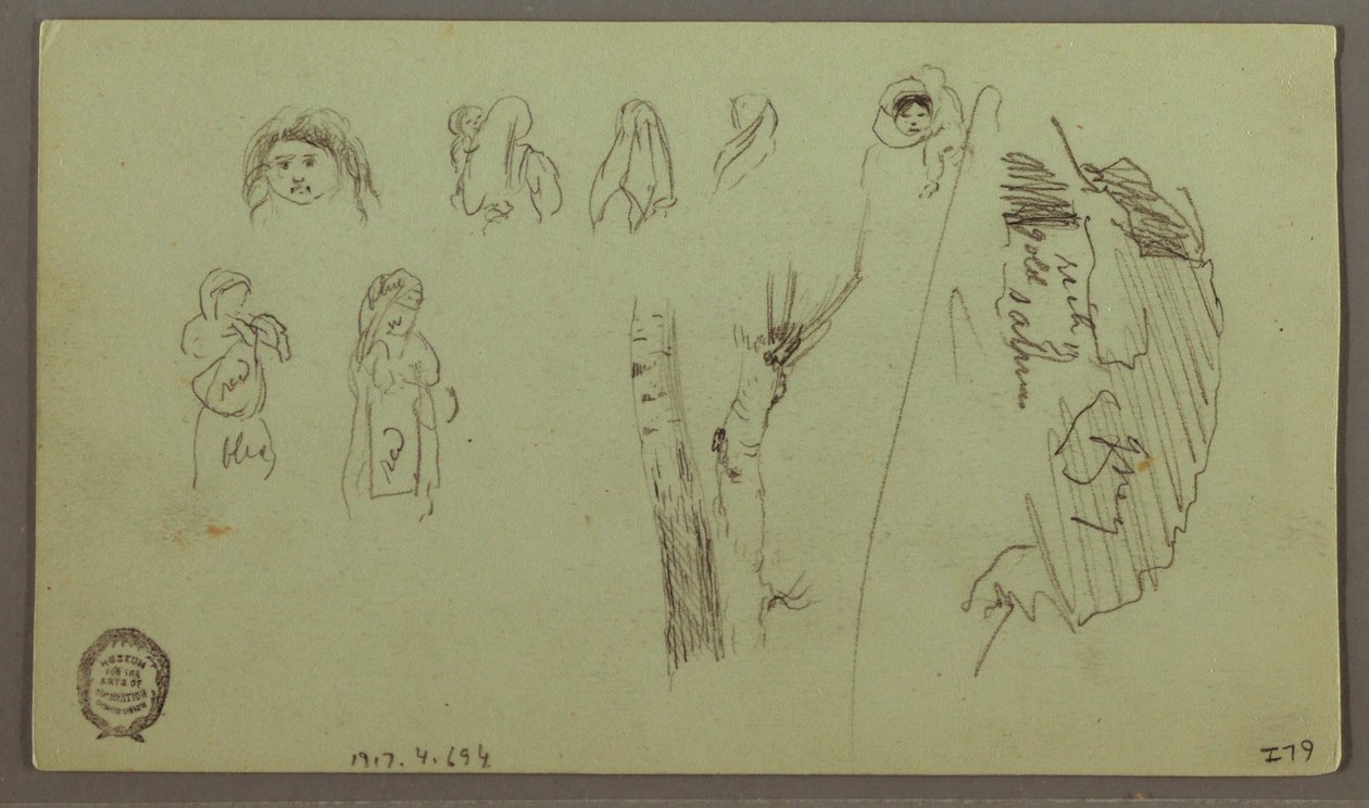 Mountain Range, Figure Studies, May possibly 1868 by Frederic Edwin Church