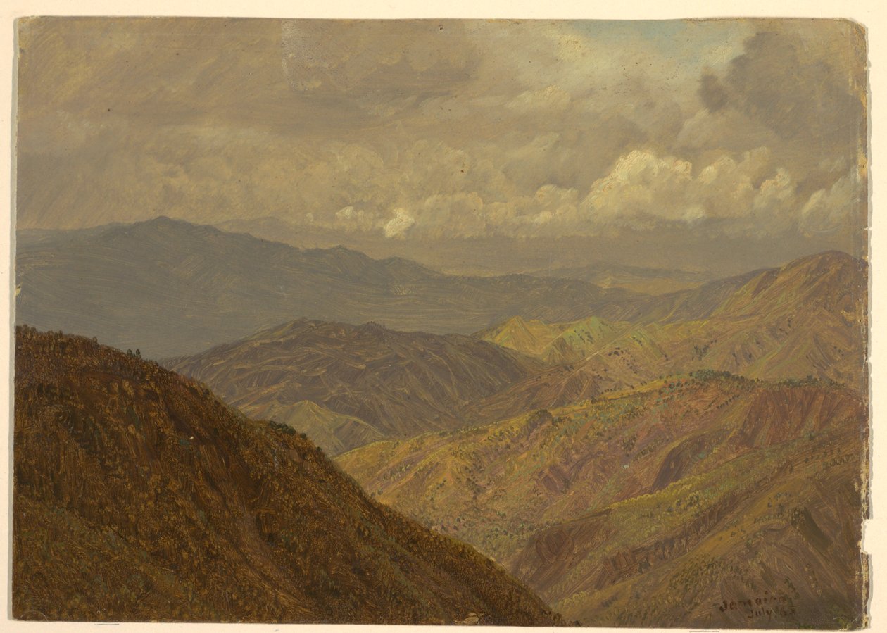 Mountainous landscape, July 1865 by Frederic Edwin Church