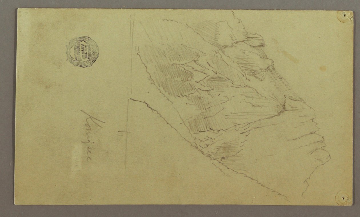 Mountainside, possibly 1868 by Frederic Edwin Church